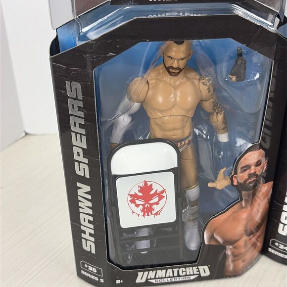 AEW Sammy Guevara Jade Shawn Spears Unmatched Collection Wrestling Figure Lot - Picture 3 of 8